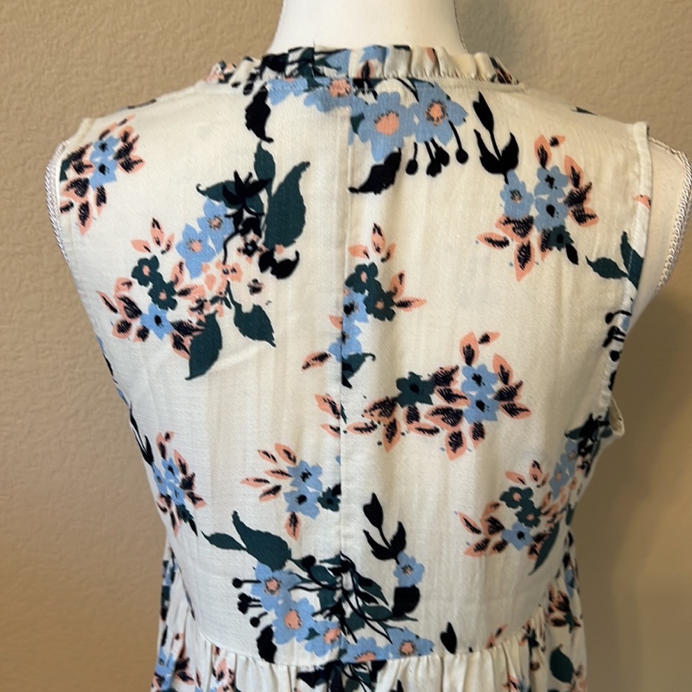 Lucky Brand Floral Baby Doll Blouse - Picture 6 of 12